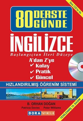 80 Günde/Derste İngilizce - Bekir Orhan Doğan - Bora Yayıncılık - Kitap - Bazarys USA Turkish Store