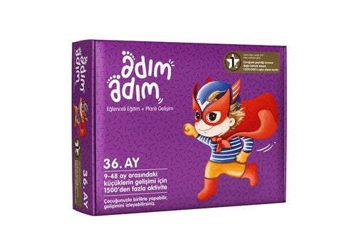 Adım Adım Bebek Eğitim Seti 36. Ay 3000215 - Mikado - oyun - Bazarys USA Turkish Store
