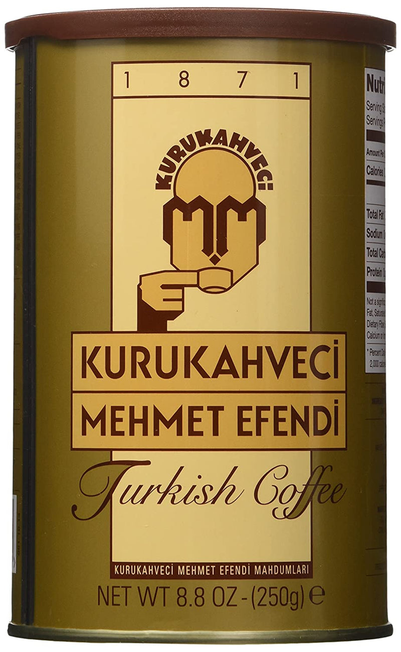 Kurukahveci Mehmet Efendi Turkish Coffee, 8.8OZ (250 gr) - Mehmet Efendi - Coffee - Bazarys USA Turkish Store