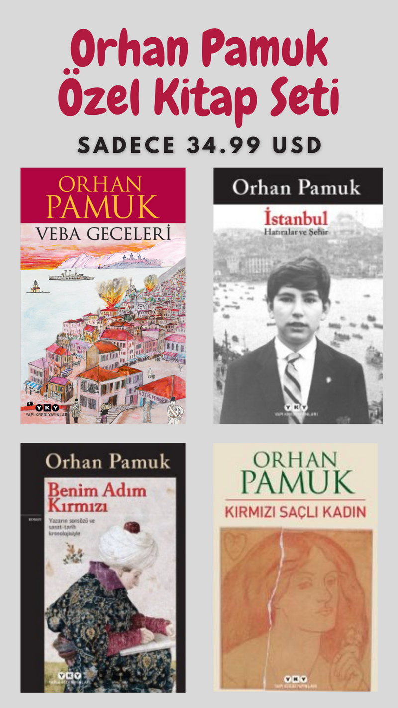 Orhan Pamuk Roman Seti - Bazarys Kitap Seti - Kitap - Bazarys USA Turkish Store