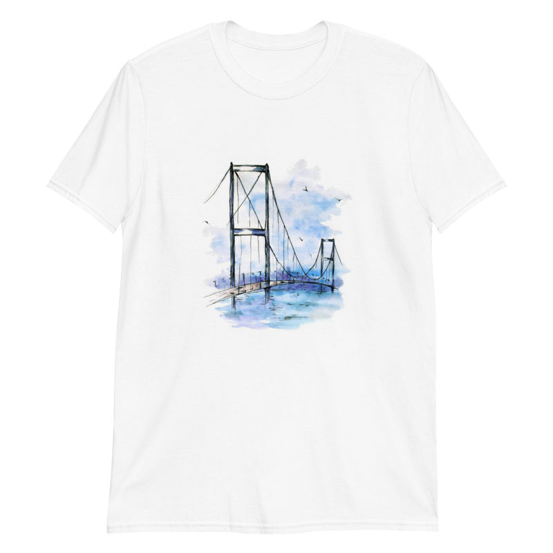 Bosphorus Bridge Short-Sleeve Unisex T-Shirt - Bazarys - Bazarys USA Turkish Store